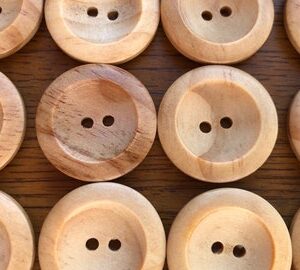 Hole Natural Wooden Buttons